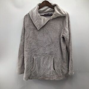 AnyBody frosted Fleece Pop_over Sand Color